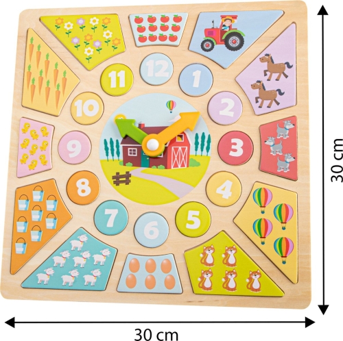 New Classic Toys Multi klokpuzzel