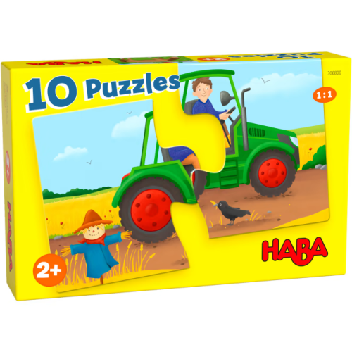 Haba 10 puzzels Op de boerderij