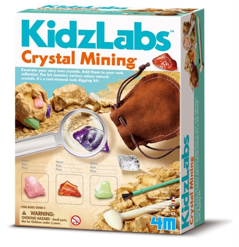 4M KidzLabs Kristalmijn Opgraafkit (Franstalig)