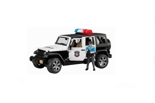 Bruder Jeep Wrangler USA politie met figuur