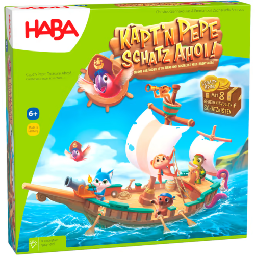 Haba Spel Kapitein Pepe, Schat der zeven (Nederlands)