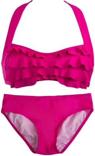FinFun Bikini Setje Raspberry Maat XL (12 Jaar)