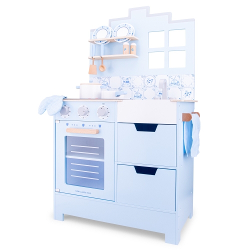 New Classic Toys  kinderkeuken Delfts blauw