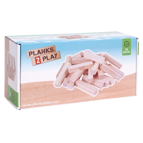 Planks2Play Houten Pilaren 30 Stuks Groot