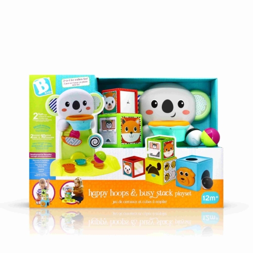 B-Kids Happy Hoops &amp; Busy Stack Playset