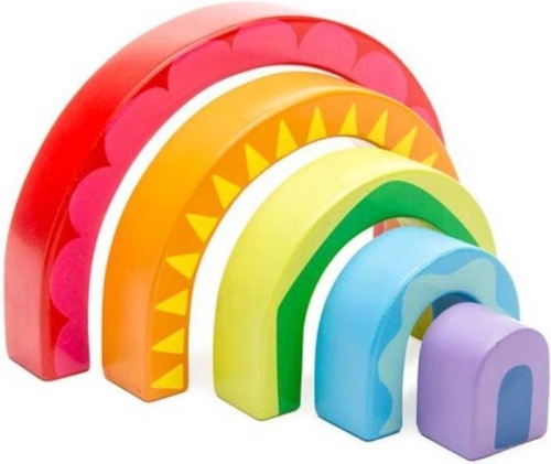 Petilou Blokken Regenboog Hout