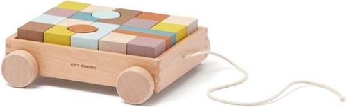 Kid's Concept Blokkenkar Naturel NEO 