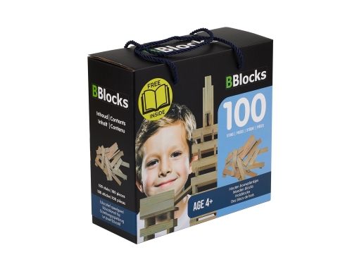 BBlocks 100 Stuks Blank in Kartonnendoos