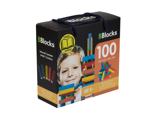 BBlocks 100 Stuks Kleur in Kartonnendoos