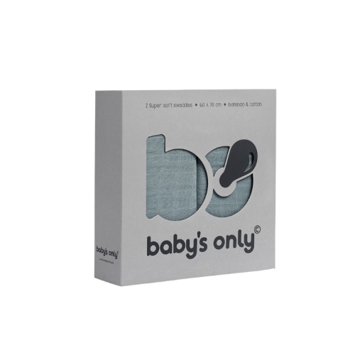 Baby's Only Swaddle 60 x 70 cm Stonegreen