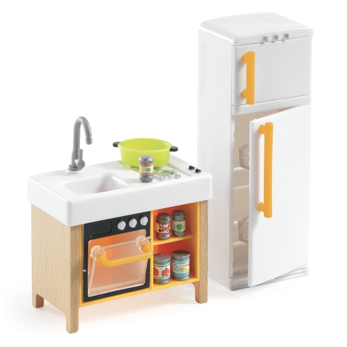 Djeco Poppenhuis Compacte Keuken Set