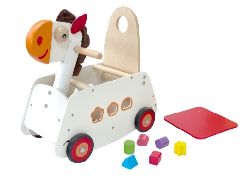 I'm Toy Loopwagen Paard met Schommelfunctie