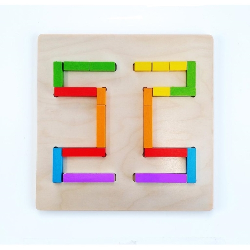 Engelhart Vormen puzzel Staafjes
