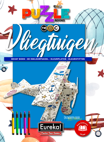 Eureka Puzzelboek Vliegtuigen