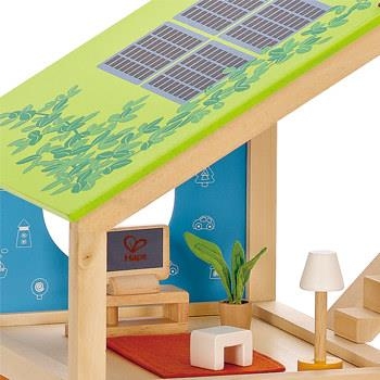 Hape 4 Seizoenen Poppenhuis + Meubels