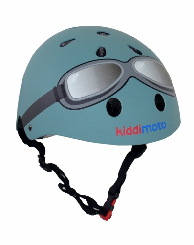 Kiddimoto Kinderhelm Pastel Blauw M