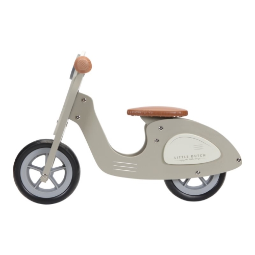 Little Dutch Houten Loopscooter Olijf