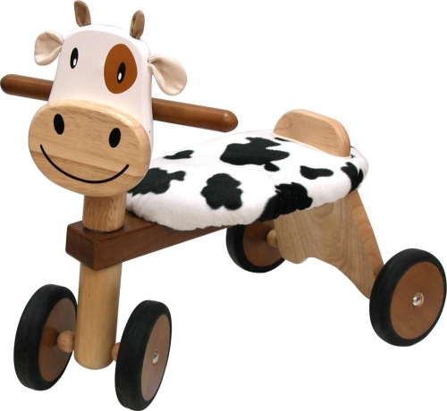 I'm Toy Loopfiets Koe Bruin