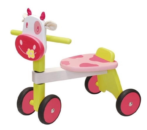 I'm Toy Loopfiets Koe Roze