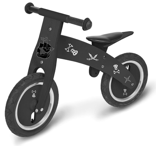 Pinolino Loopfiets Zwart / Piraat
