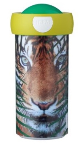 Mepal Schoolbeker Campus 300 ml Animal Planet Tijger Groen