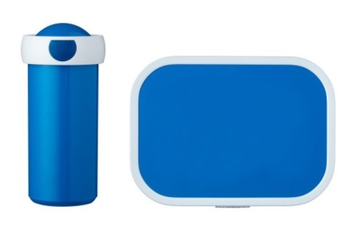 Mepal Schoolbeker en Lunchbox Blauw