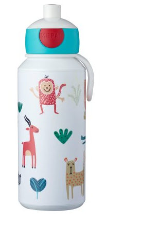 Mepal Drinkfles Campus Pop-Up 400 ml Animal Friends