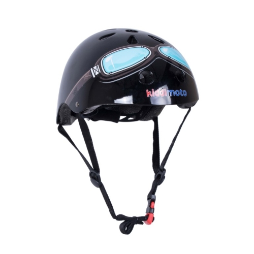 Kiddimoto Kinderhelm Zwarte Zonnebril Small