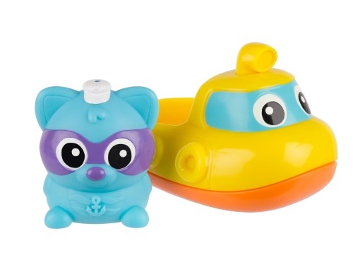 Playgro Badspeelgoed Wasbeer en Onderzeeboot