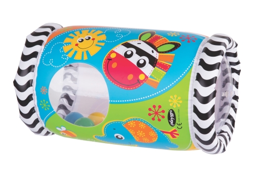 Playgro Opblaasbare roller Tumble Jungle Musical Peek in Roller