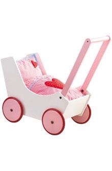 Haba Poppenwagen Roze