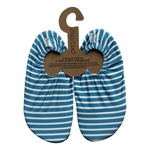 Slipstop Kinder Zwemschoen XL (33-35) Blauwe Strepen