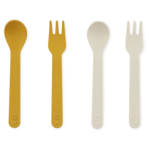 Trixie PLA Lepel/Vork 2-Pack Mustard