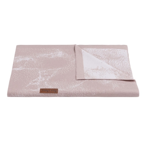 Baby's Only Wiegdeken Marble oud roze/classic roze