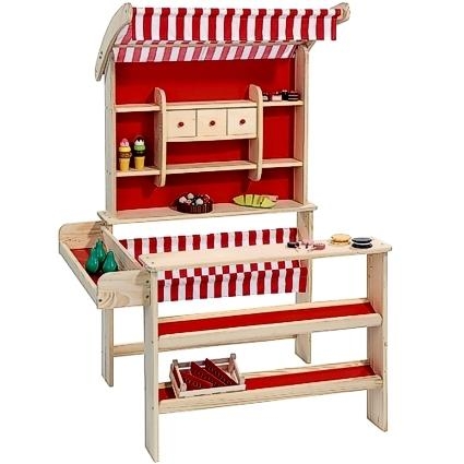 Playwood Houten Winkel Rood (excl. accessoires)