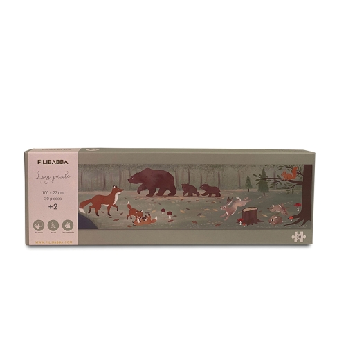 Filibabba Puzzel met 30 stukjes Noordse dieren