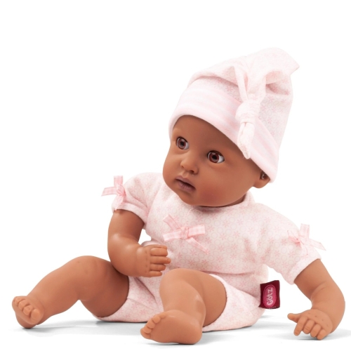 Götz Muffin to dress, &quot;Afro&quot;, zonder haar, slaapogen, 33 cm