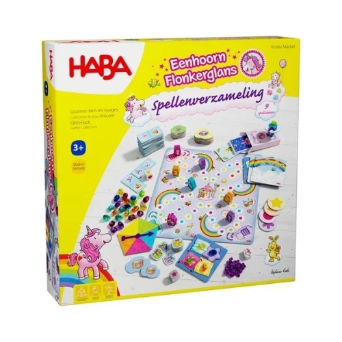 Haba Eenhoorn Flonkerglans Spellenverzameling