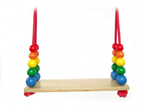 Hess Houten Schommel met Kralen