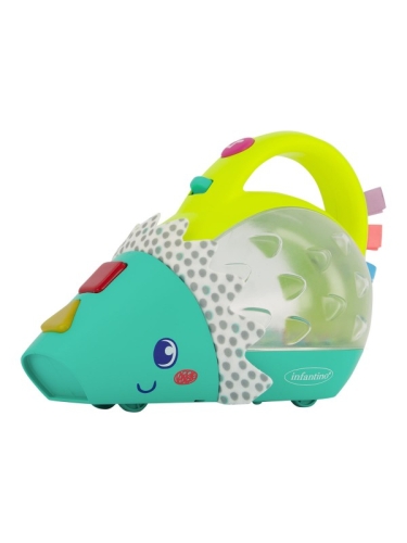 Infantino Push &amp; Pop Kleine Muzikale Light-up Stofzuiger