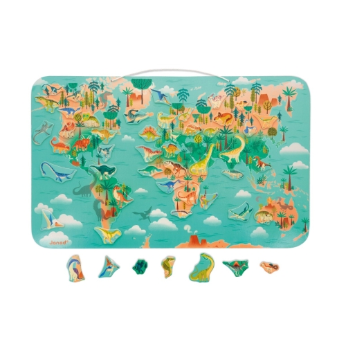 Janod Dino Magneetbord Dino Wereld