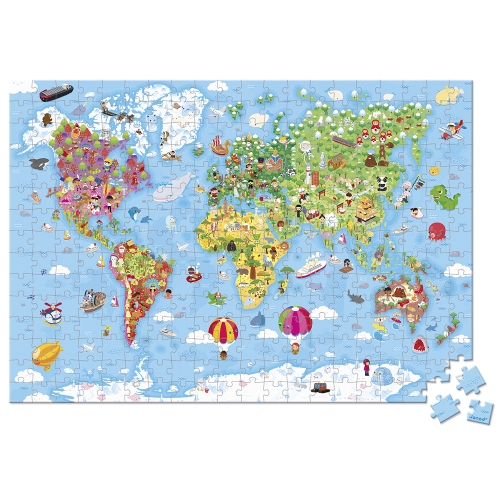 Janod Puzzel Wereld Giant