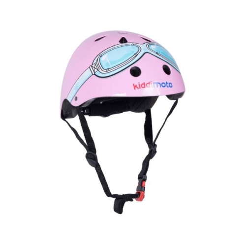 Kiddimoto Kinderhelm Pink Goggle M