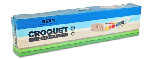 bex Croquetset 6 spelers Original rubberhout