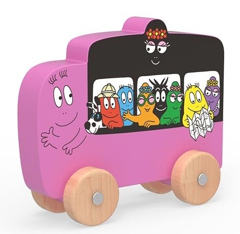 Label Label Barbapapa Houten Auto