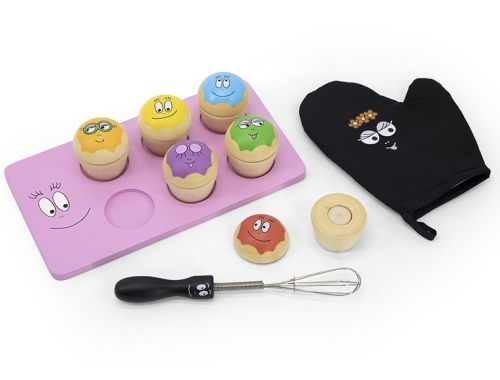 Label Label Barbapapa Houten Cupcakes Set