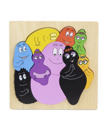 Label Label Barbapapa Houten Puzzel