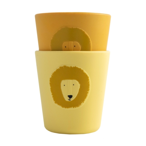 Trixie Silicone beker 2-pack Mr. Lion