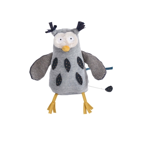 Moulin Roty Muziekknuffel Uil Les Moustaches