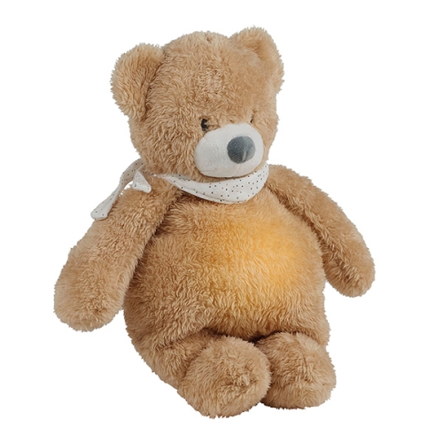 Nattou Sleepy  Nachtlampje/Knuffel Beer Bruin
